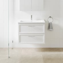 Dunes 800mm Wall Hung Single Vanity with Integrated Basin